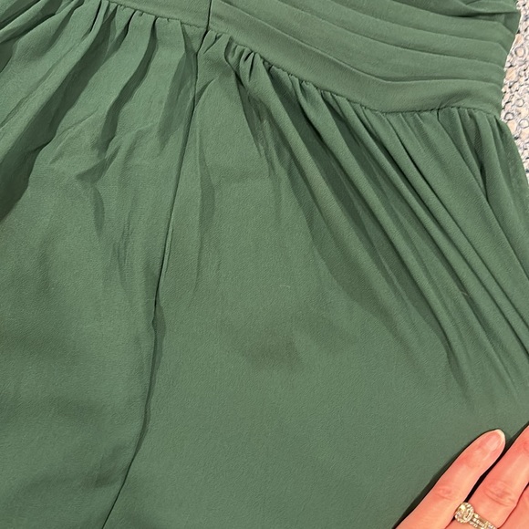 NWD Love By Design Emerald Green Athen Plunging V Neck Maxi Dress Sz Medium - Picture 5 of 6